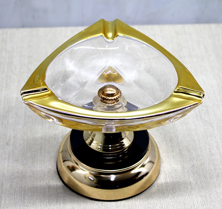 Metal Ayaklı Cam Küllük Model 2 Çok Fonksiyonel Ürün