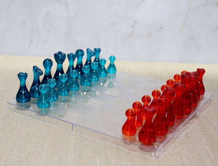 Akrilik Satranç Seti Şık Tasarımlı Fonksiyonel Ürün
