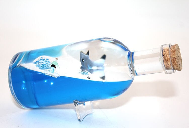 Şişe İçinde Batmayan Gemi Model 2 Şık Tasarımlı Fonksiyonel Ürün