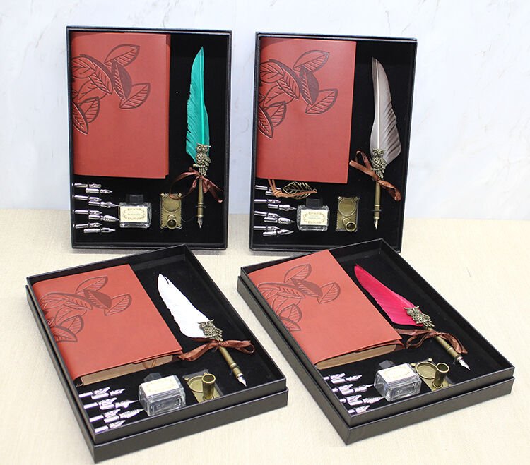 Deri Defterli Divit Hokka Seti Model 1 Çok Fonksiyonel Ürün