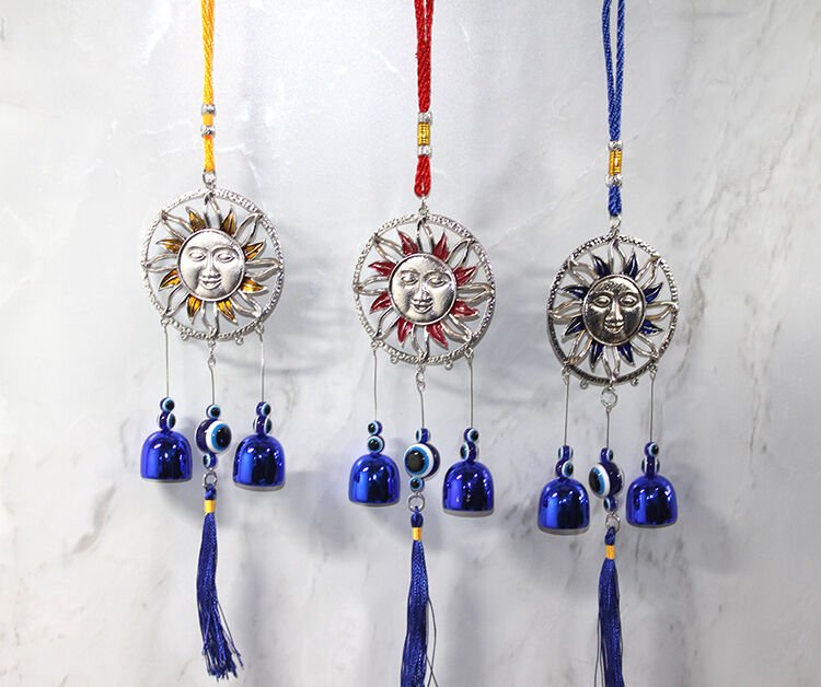 Metal Nazar Boncuğu Çan Model 13 Şık Tasarımlı Fonksiyonel Ürün