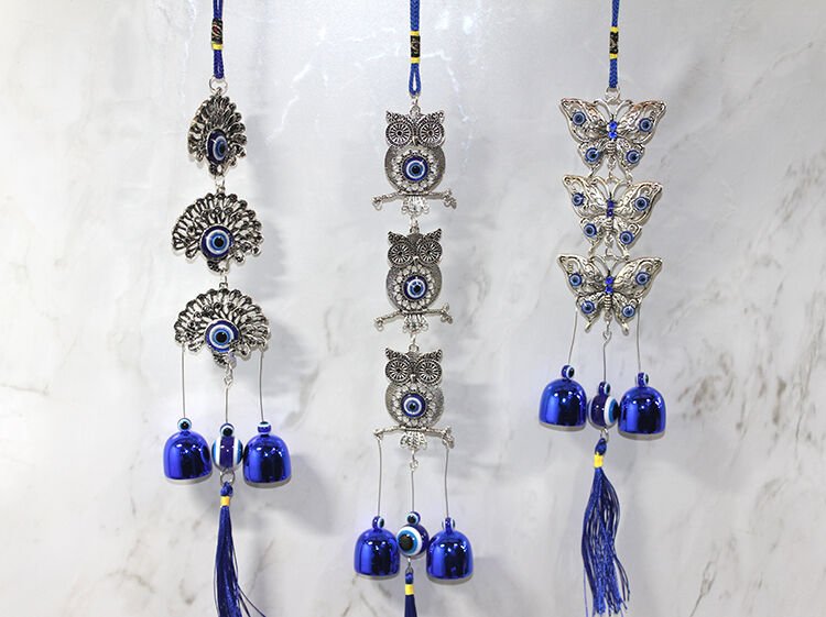 Metal Nazar Boncuğu Çan Model 21 Şık Tasarımlı Fonksiyonel Ürün