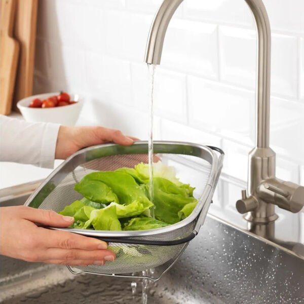 Paslanmaz Çelik Teleskopik Süzgeç Şık Tasarımlı Fonksiyonel Ürün