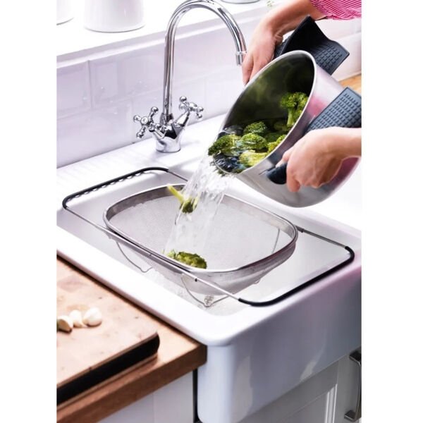 Paslanmaz Çelik Teleskopik Süzgeç Şık Tasarımlı Fonksiyonel Ürün