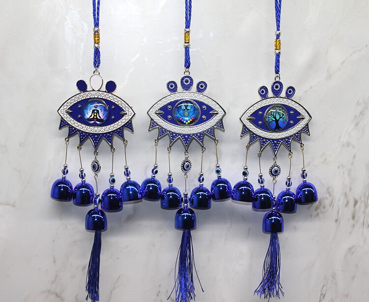 Metal Nazar Boncuğu Çan Model 4 Şık Tasarımlı Fonksiyonel Ürün