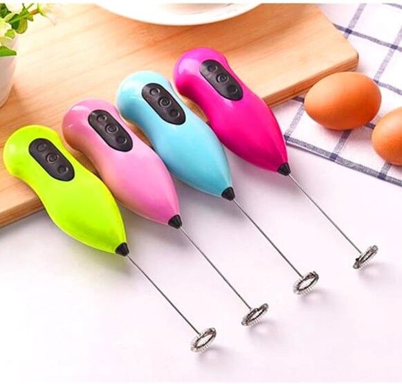 Pilli Süt Köpürtücü ve Yumurta Çırpıcı Şık Tasarımlı Fonksiyonel Ürün