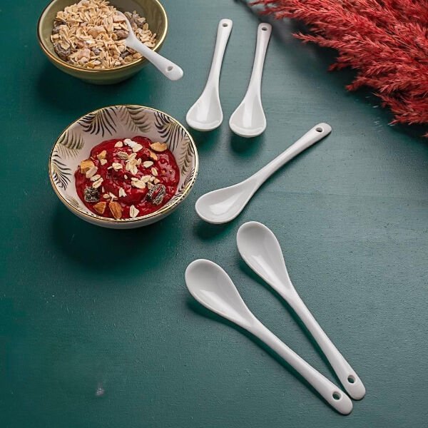 Porselen Baharat Kaşığı 1 Adet Şık Tasarımlı Fonksiyonel Ürün