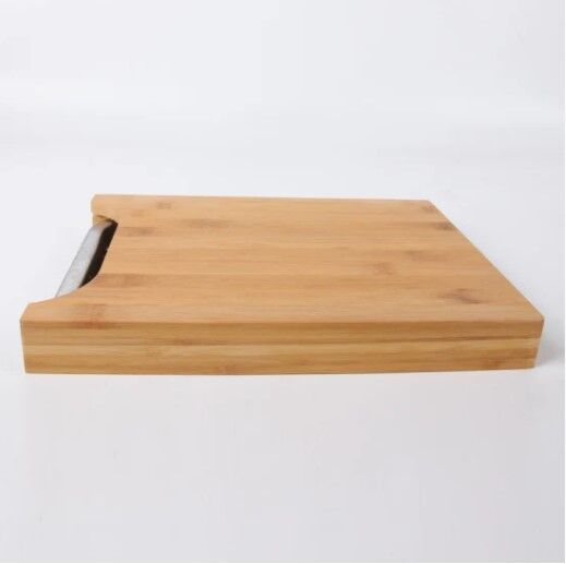 Pratik Tepsili Ahşap Kesme Tahtası Şık Tasarımlı Fonksiyonel Ürün