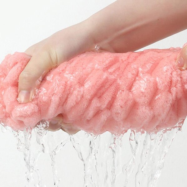 Mikrofiber Örgü Saç Kurutma Bone Havlu Çok Fonksiyonel Ürün