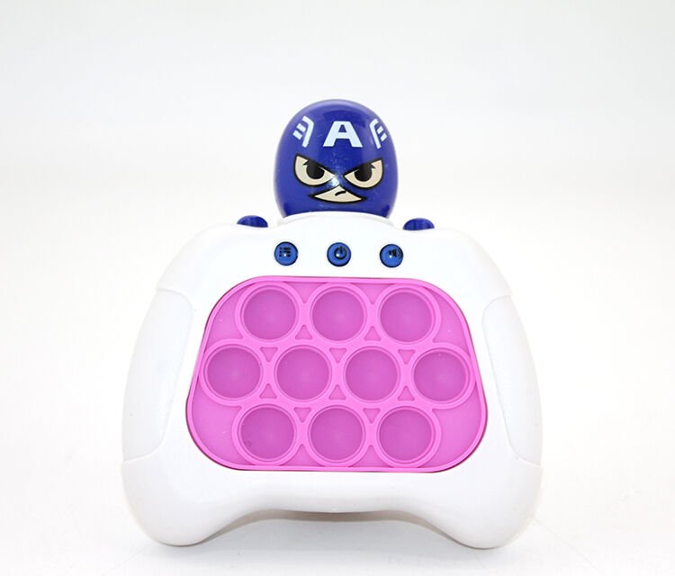 Işıklı Müzikli Pop-It Captain America Tasarımlı Şık Tasarımlı Fonksiyonel Ürün