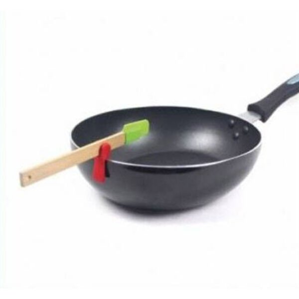 Silikon Tava Kaşık Tutacağı 3'lü Paket Şık Tasarımlı Fonksiyonel Ürün