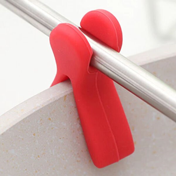 Silikon Tava Kaşık Tutacağı 3'lü Paket Şık Tasarımlı Fonksiyonel Ürün