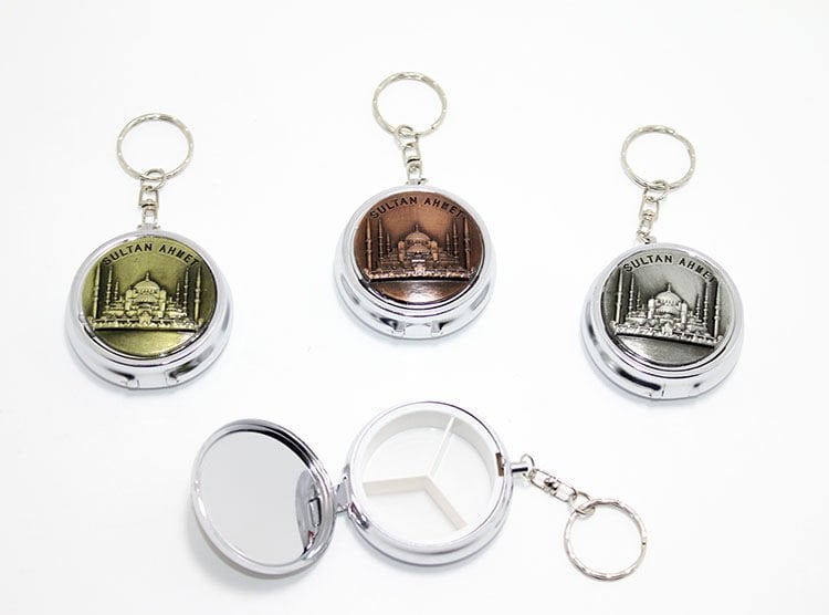 Sultanahmet Kabartmalı Yöresel Enfiye Kutusu Şık Tasarımlı Fonksiyonel Ürün