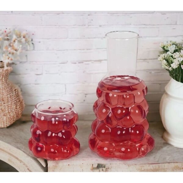 Üzüm Desenli Başucu Sürahisi Şık Tasarımlı Fonksiyonel Ürün