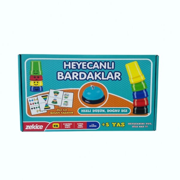 Heyecanlı Bardaklar Oyunu Çok Fonksiyonel Ürün