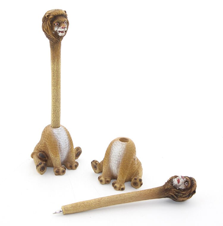 Polyester Aslan Tükenmez Kalem Şık Tasarımlı Fonksiyonel Ürün