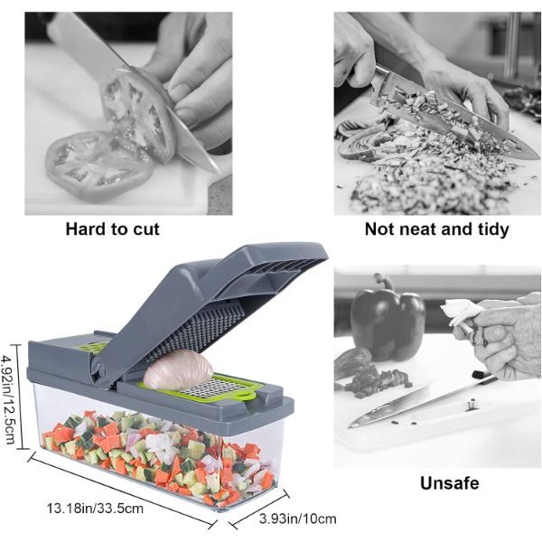 Çok Fonksiyonlu Kesme Doğrama Kiti Şık Tasarımlı Fonksiyonel Ürün