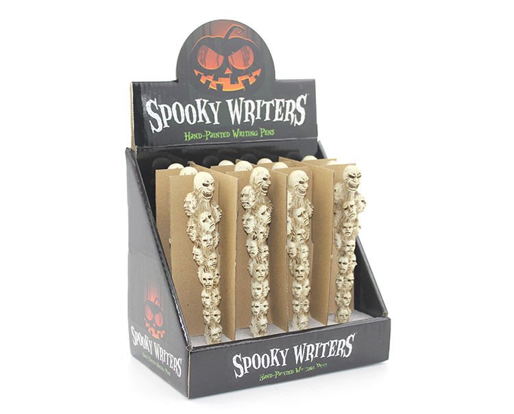 Polyester Kurukafa Tükenmez Kalem Model 2 Şık Tasarımlı Fonksiyonel Ürün