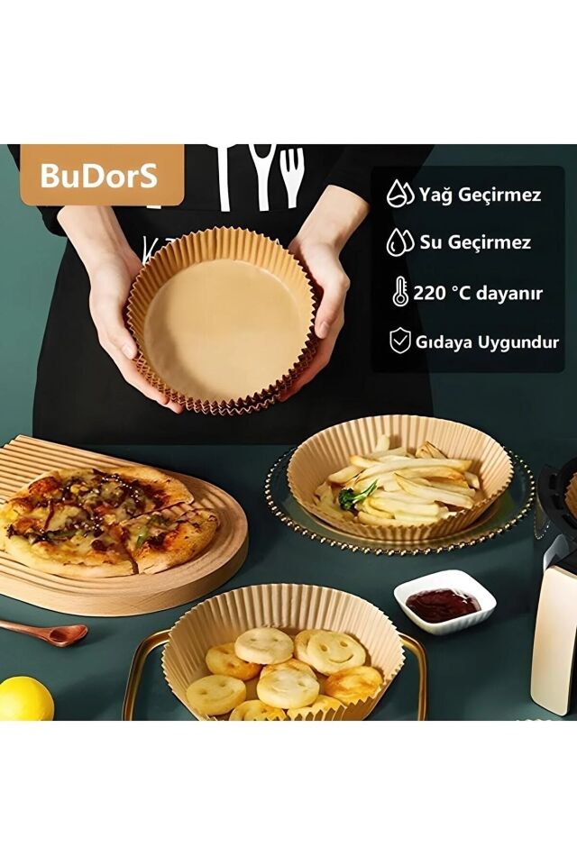 Fritöz Pişirme Kağıdı 50 Adet Şık Tasarımlı Fonksiyonel Ürün