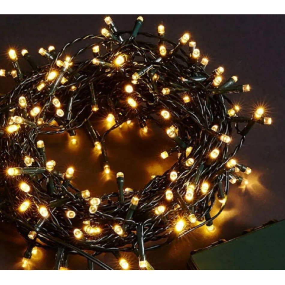 10m 100 Led Boncuk Lamba Gün Işığı Siyah Kablo Çok Fonksiyonel Ürün