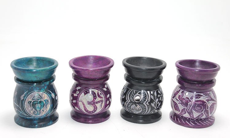 Obsidian Taşı Buhurdanlık Model 2 Şık Tasarımlı Fonksiyonel Ürün