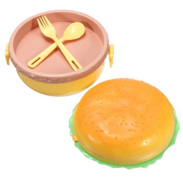 Hamburger Tasarımlı Beslenme Kabı Şık Tasarımlı Fonksiyonel Ürün