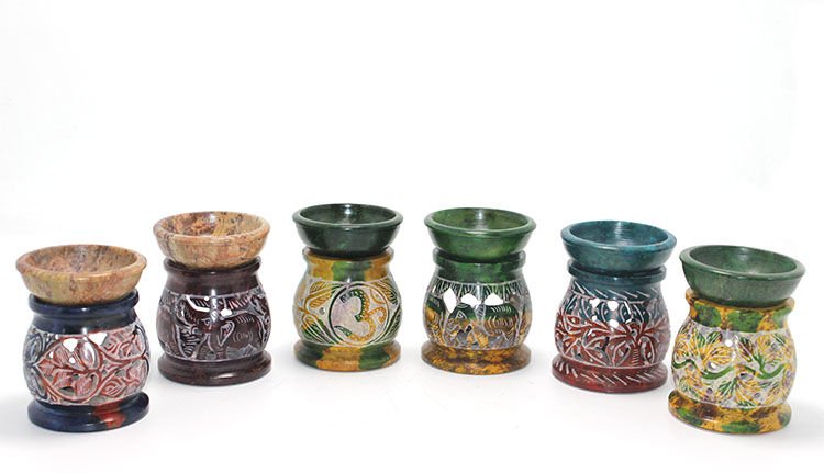 Obsidian Taşı Buhurdanlık Model 3 Şık Tasarımlı Fonksiyonel Ürün