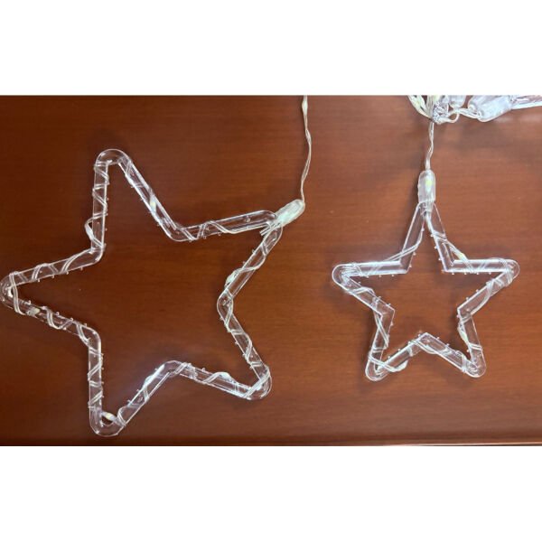 Yıldız Perde Led 10 Saçaklı Çok Fonksiyonel Ürün