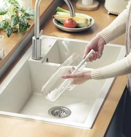 Kavanoz ve Biberon Yıkama Fırçası Silikon Şık Tasarımlı Fonksiyonel Ürün