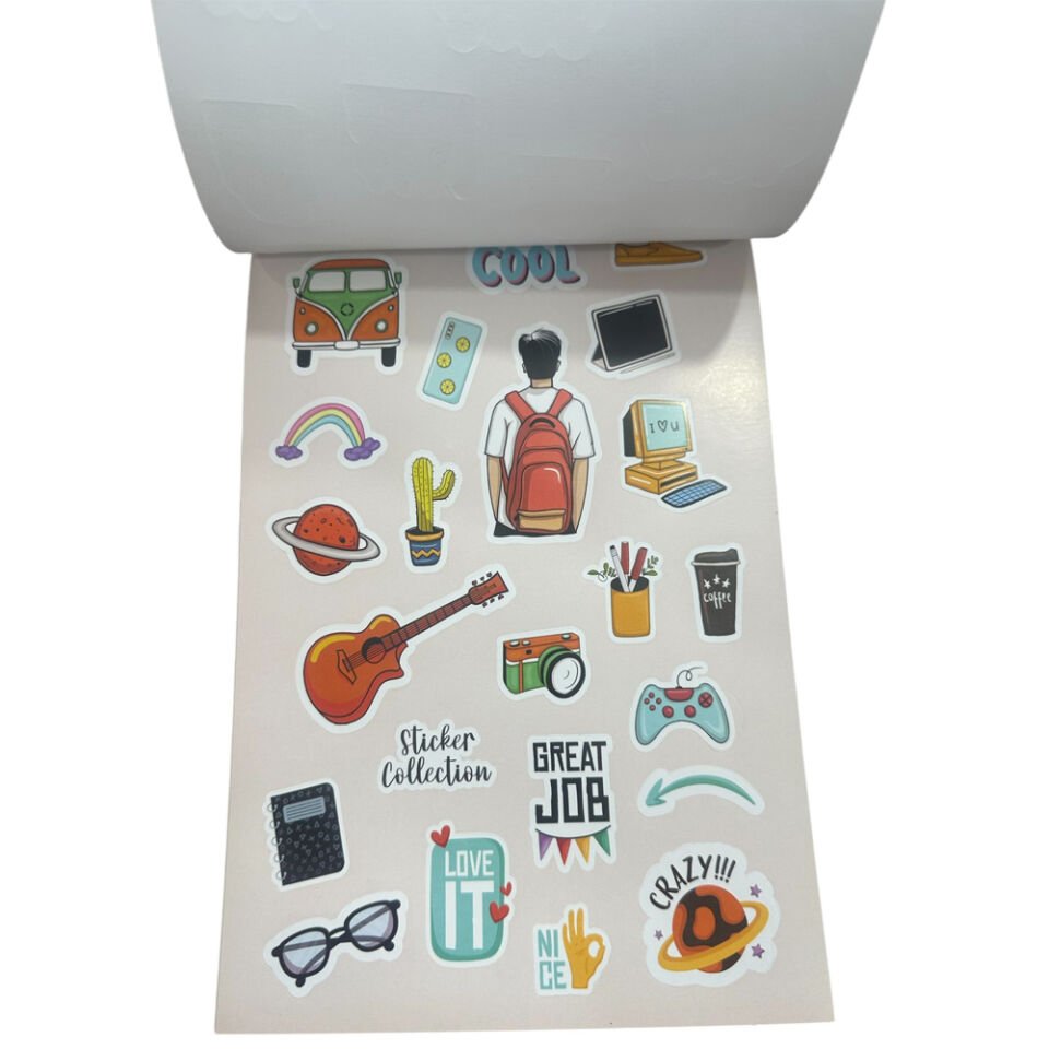 Sticker Defter Şık Tasarımlı Fonksiyonel Ürün