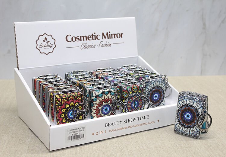 Taşlı El Aynası Anahtarlık Model 1 Şık Tasarımlı Fonksiyonel Ürün