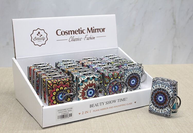 Taşlı El Aynası Anahtarlık Model 1 Şık Tasarımlı Fonksiyonel Ürün