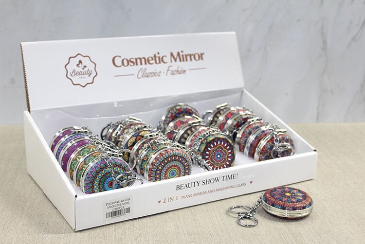 Taşlı El Aynası Anahtarlık Model 4 Şık Tasarımlı Fonksiyonel Ürün