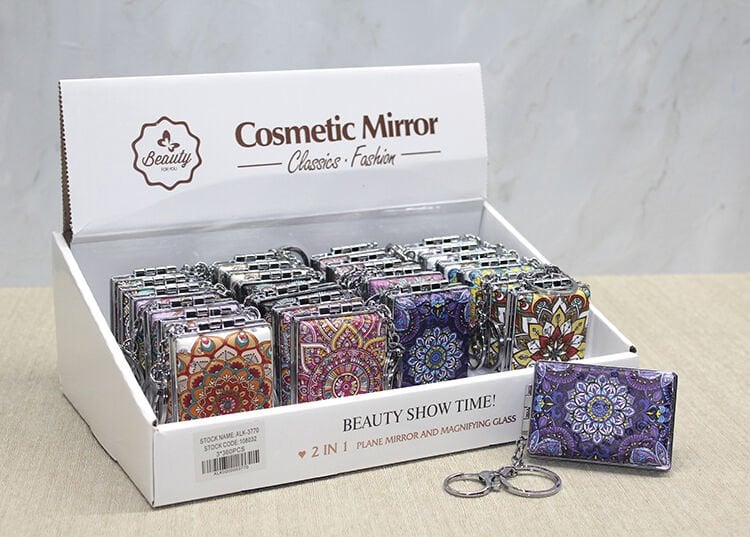 Taşlı El Aynası Anahtarlık Model 5 Şık Tasarımlı Fonksiyonel Ürün