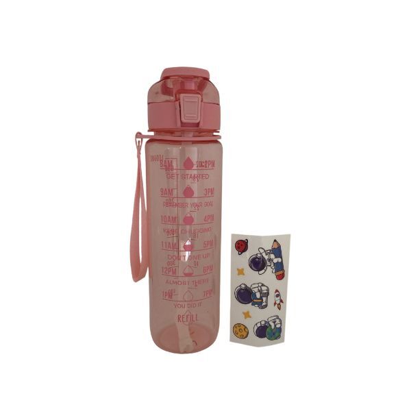 Motivasyon Su Matarası 1 Litre Şık Tasarımlı Fonksiyonel Ürün