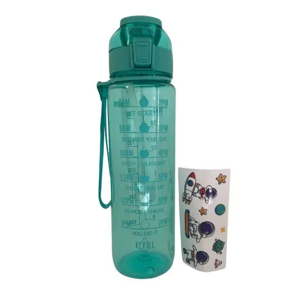 Motivasyon Su Matarası 1 Litre Şık Tasarımlı Fonksiyonel Ürün