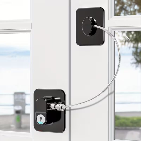 Siyah Plaka Halatlı Emniyet Kilidi Çok Fonksiyonel Ürün