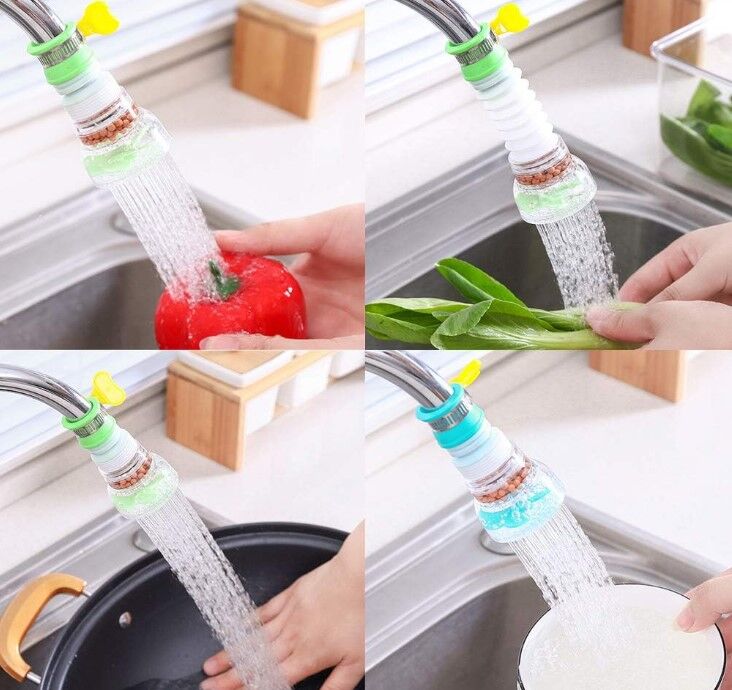 Oynar Başlıklı  Pervaneli Taşlı Musluk Başlığı Şık Tasarımlı Fonksiyonel Ürün