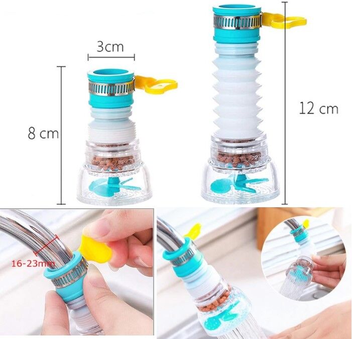 Oynar Başlıklı  Pervaneli Taşlı Musluk Başlığı Şık Tasarımlı Fonksiyonel Ürün