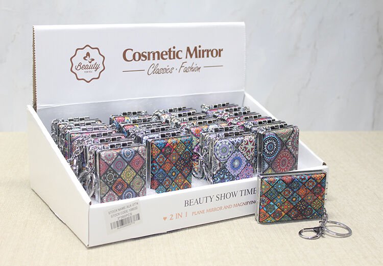 Taşlı El Aynası Anahtarlık Model 9 Şık Tasarımlı Fonksiyonel Ürün