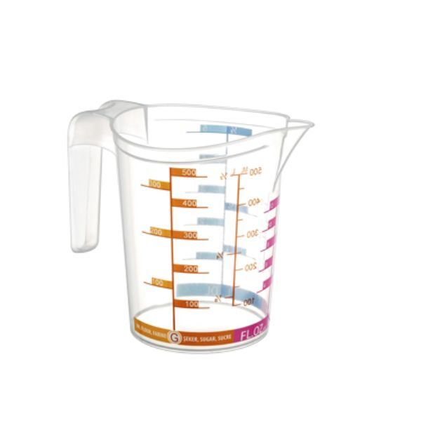 Özel Ölçü Kabı 500ml. Şık Tasarımlı Fonksiyonel Ürün