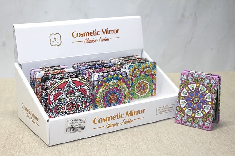 Taşlı El Aynası Dikdörtgen İnce Model 1 Şık Tasarımlı Fonksiyonel Ürün