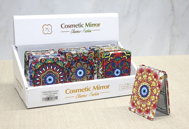 Taşlı El Aynası Dikdörtgen İnce Model 2 Şık Tasarımlı Fonksiyonel Ürün