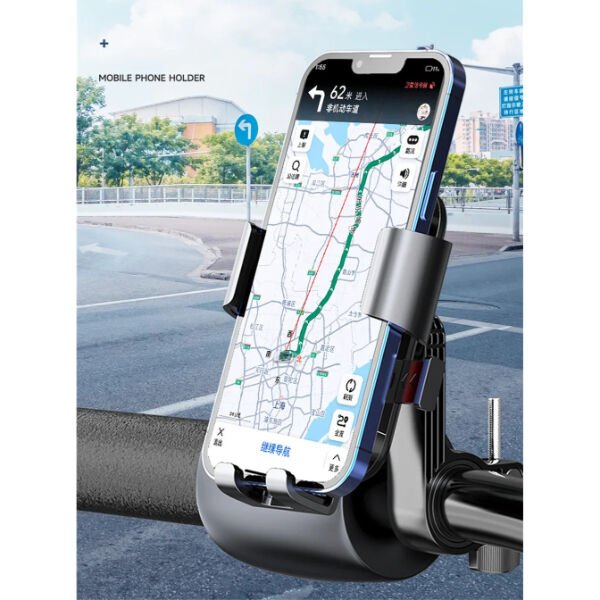 360° Gidon Bisiklet Motosiklet Telefon Tutucu Şık Tasarımlı Fonksiyonel Ürün