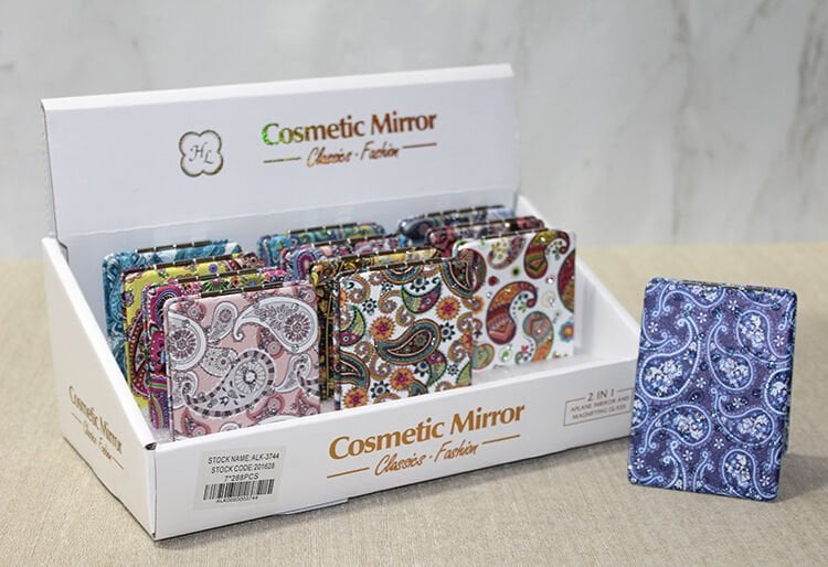 Taşlı El Aynası Dikdörtgen İnce Model 5 Şık Tasarımlı Fonksiyonel Ürün