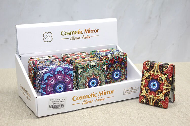 Taşlı El Aynası Dikdörtgen Kalın Model 2 Şık Tasarımlı Fonksiyonel Ürün