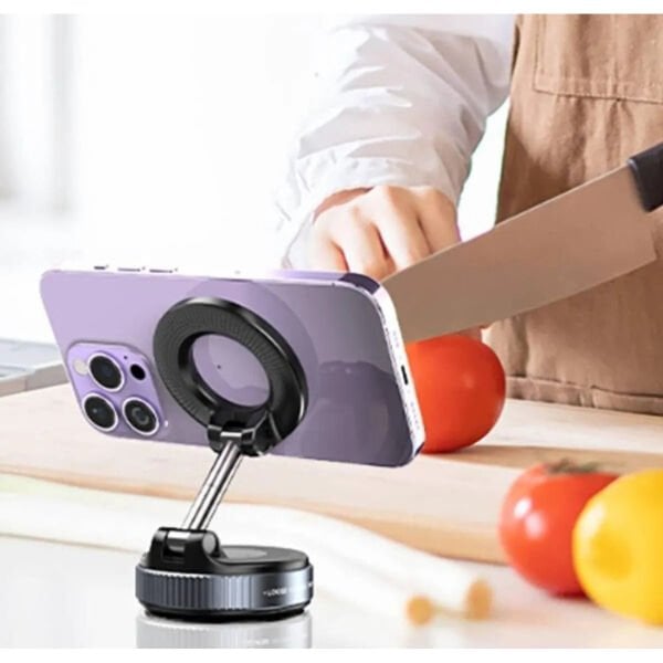 Vakumlu Manyetik Araç İçi Telefon Tutucu Şık Tasarımlı Fonksiyonel Ürün