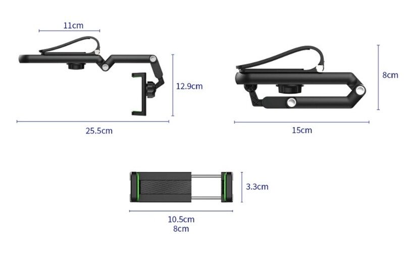 1080° Dönebilen Çok Fonksiyonlu Telefon Tutucu Şık Tasarımlı Fonksiyonel Ürün