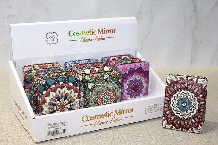 Taşlı El Aynası Dikdörtgen Kalın Model 4 Şık Tasarımlı Fonksiyonel Ürün