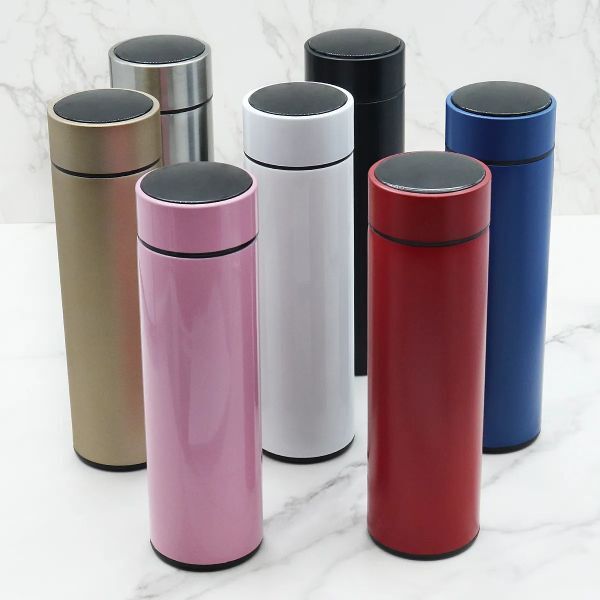 Sıcaklık Göstergeli Dijital Termos 500 ml Şık Tasarımlı Fonksiyonel Ürün